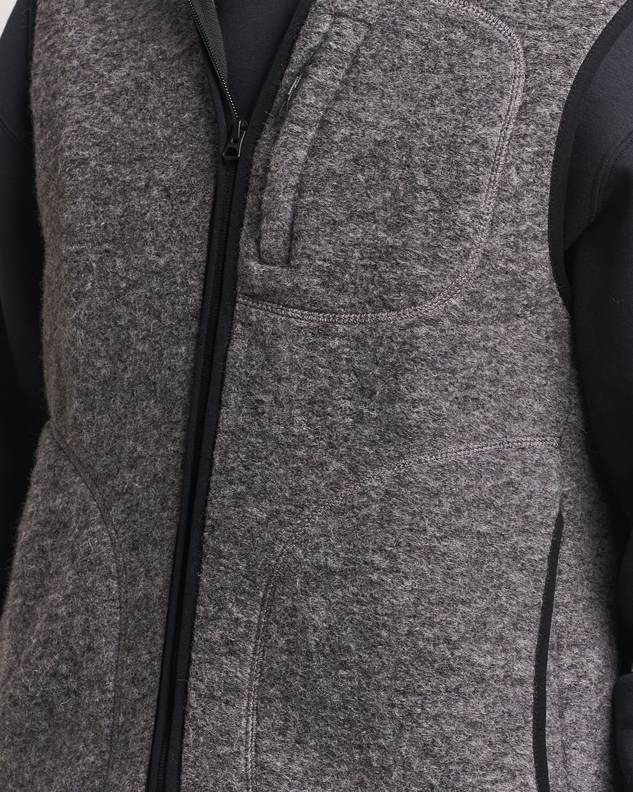 Homme | J.Lindeberg Duncan Wool Fleece Vest Light Grey Melange | J.Lindeberg | Duncan Wool Fleece Vest Light Grey Melange
