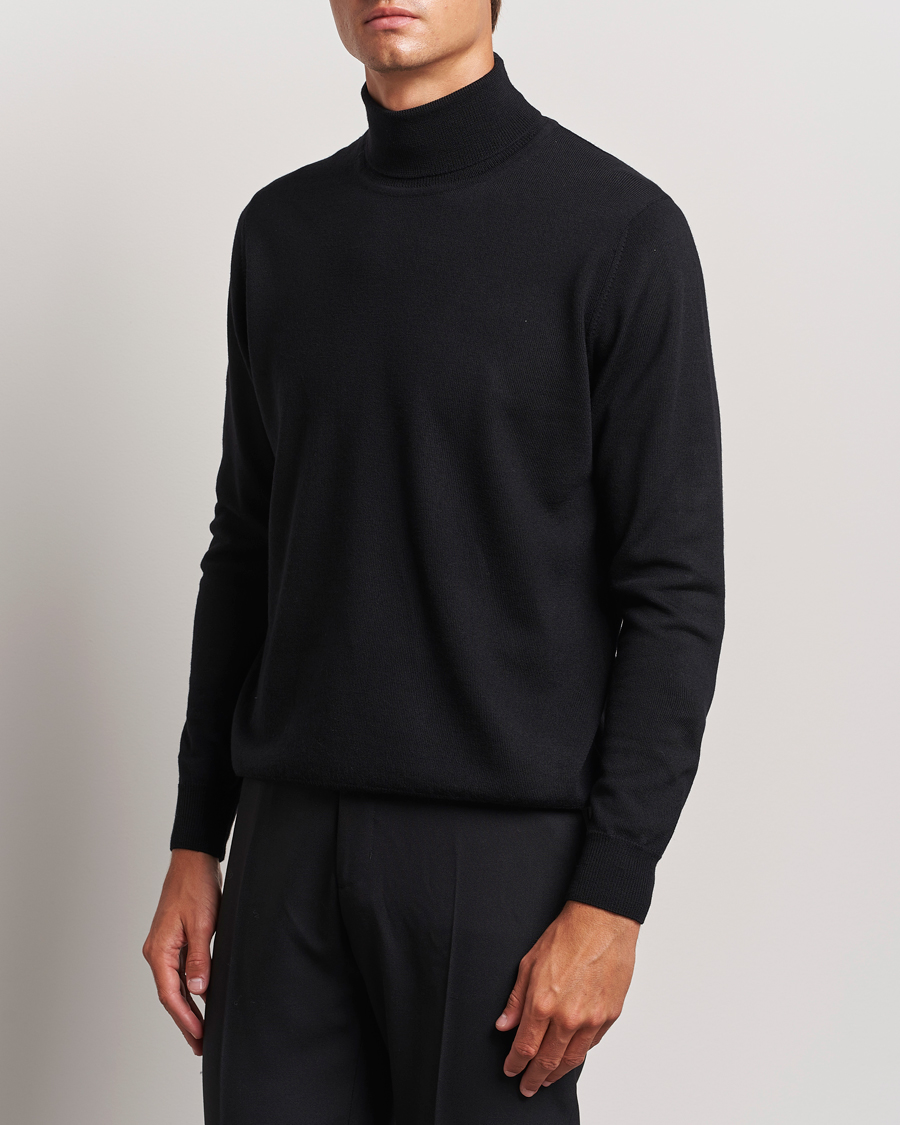 Heren | Truien | J.Lindeberg | Kaden Merino Turtleneck Black