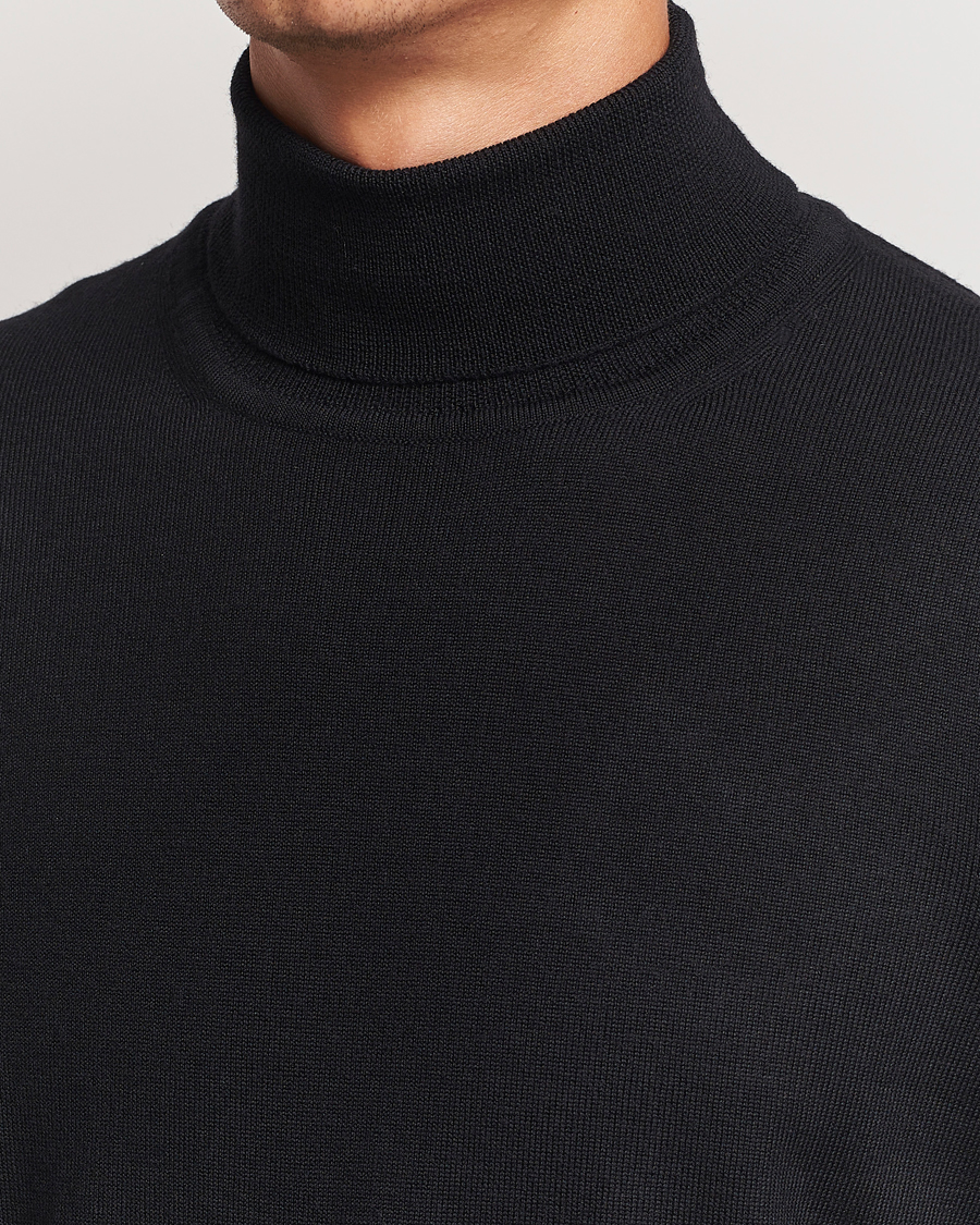 Heren | Truien | J.Lindeberg | Kaden Merino Turtleneck Black