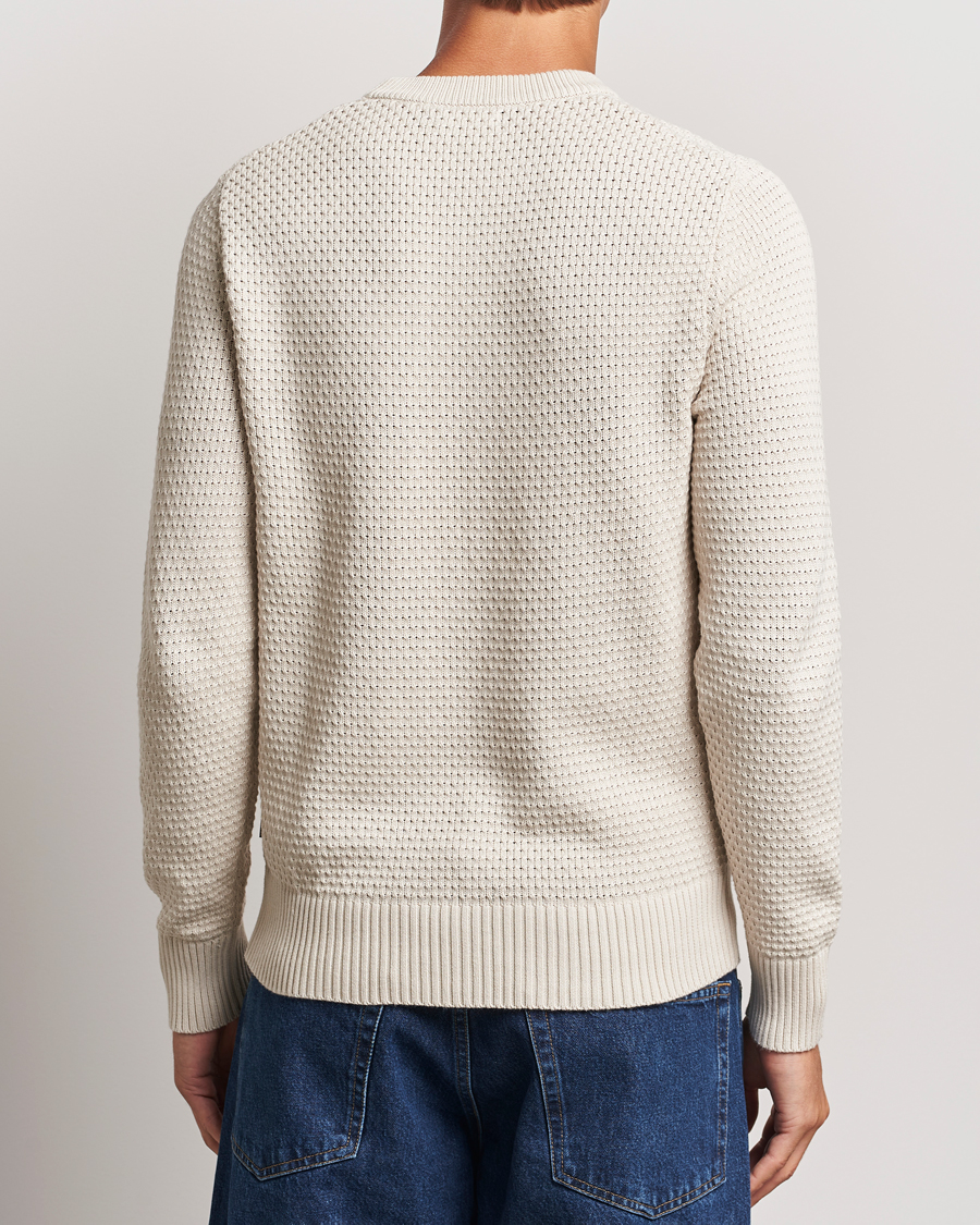 Heren | Truien | J.Lindeberg | Oliver Structure Cotton Sweater Moonbeam