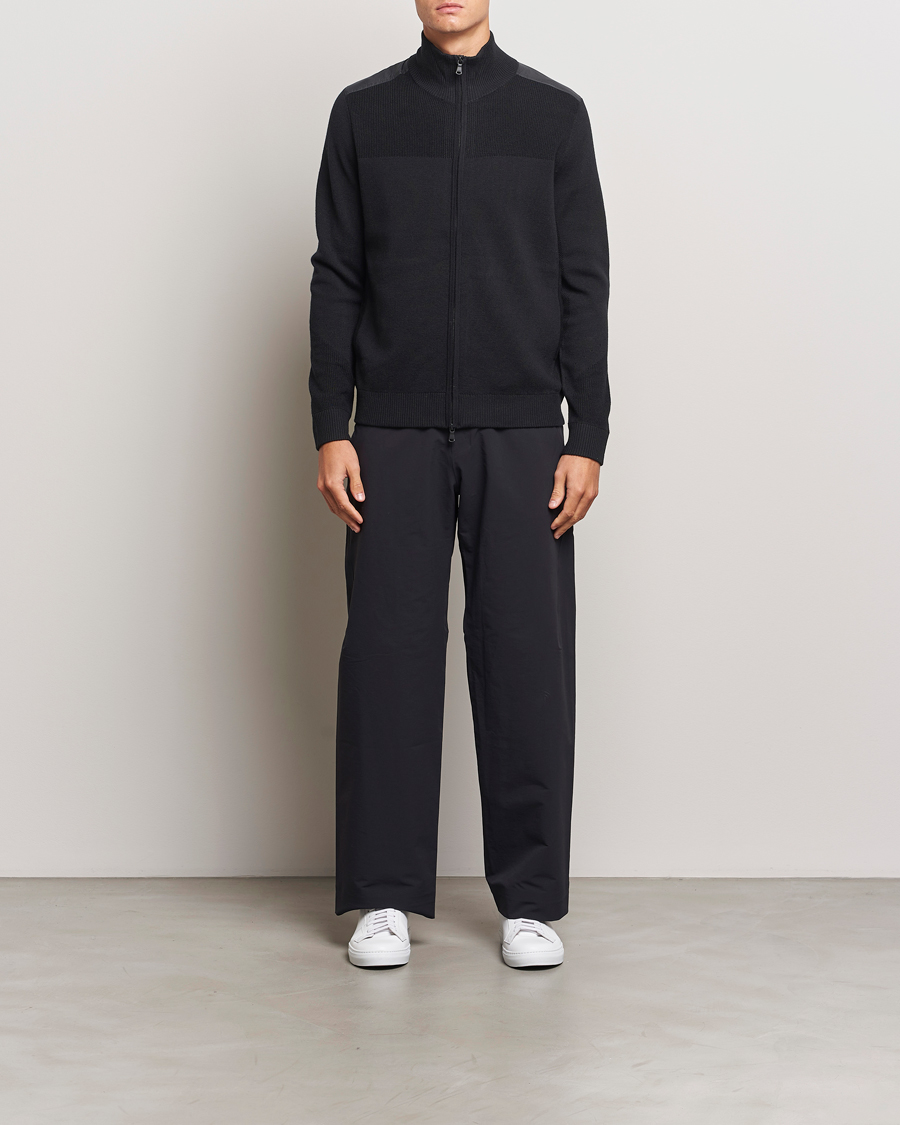 Homme | Pulls Et Tricots | J.Lindeberg | Marty Hybrid Jacket Black