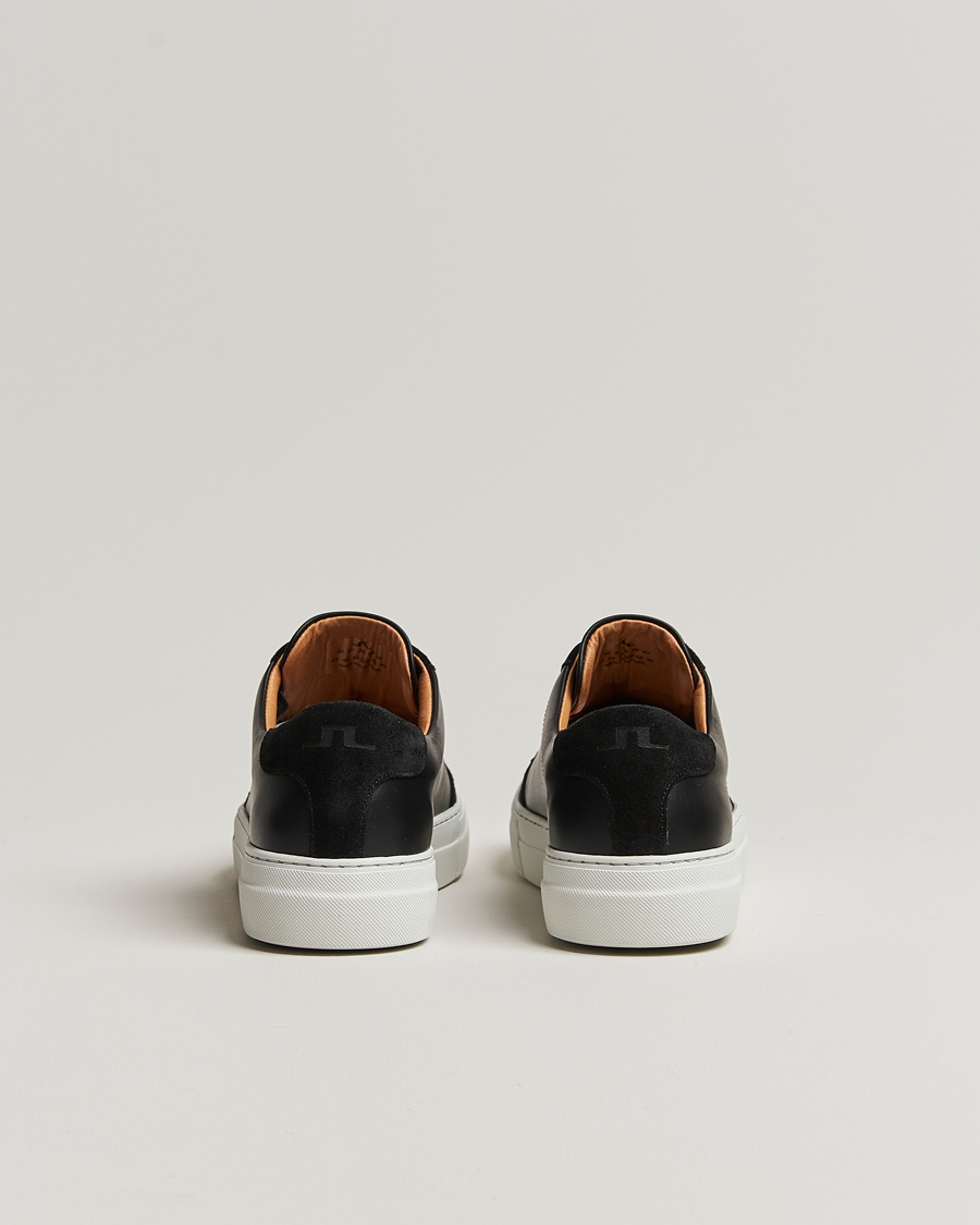 Homme | J.Lindeberg Art Signature Leather Sneaker Black | J.Lindeberg | Art Signature Leather Sneaker Black