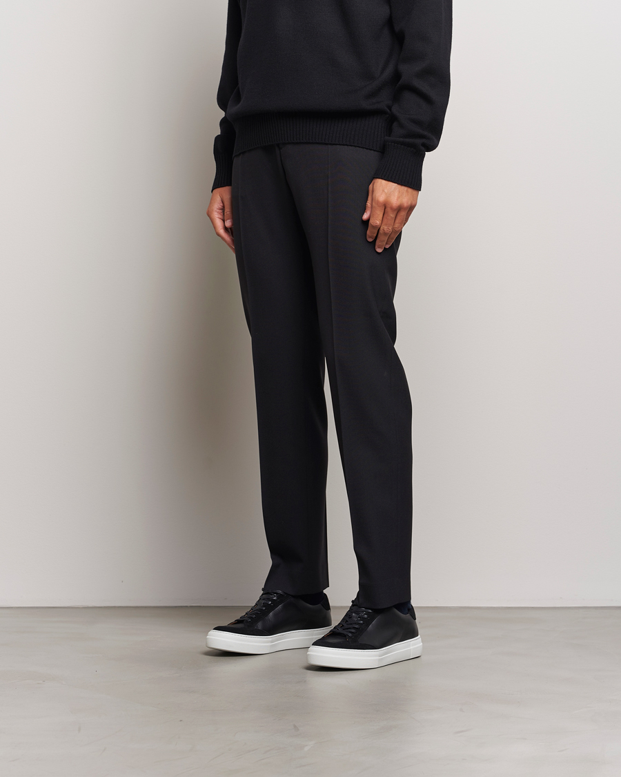 Homme | J.Lindeberg Art Signature Leather Sneaker Black | J.Lindeberg | Art Signature Leather Sneaker Black