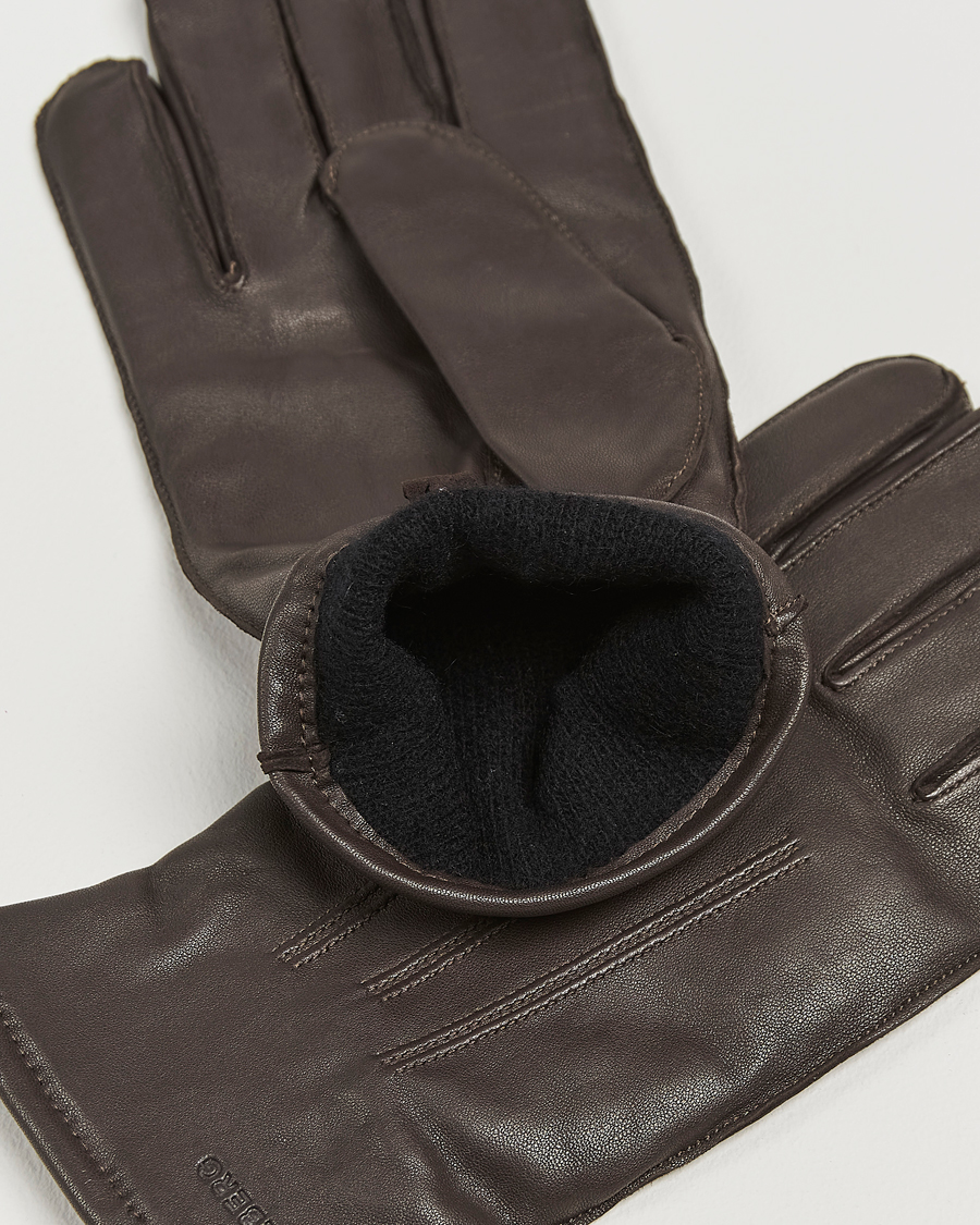 Heren | J.Lindeberg Milo Leather Glove Mole | J.Lindeberg | Milo Leather Glove Mole