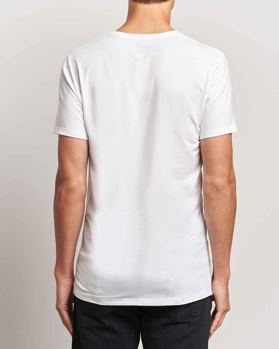 Homme | T-shirts | Bread & Boxers | Tencel Crew Neck T-Shirt White