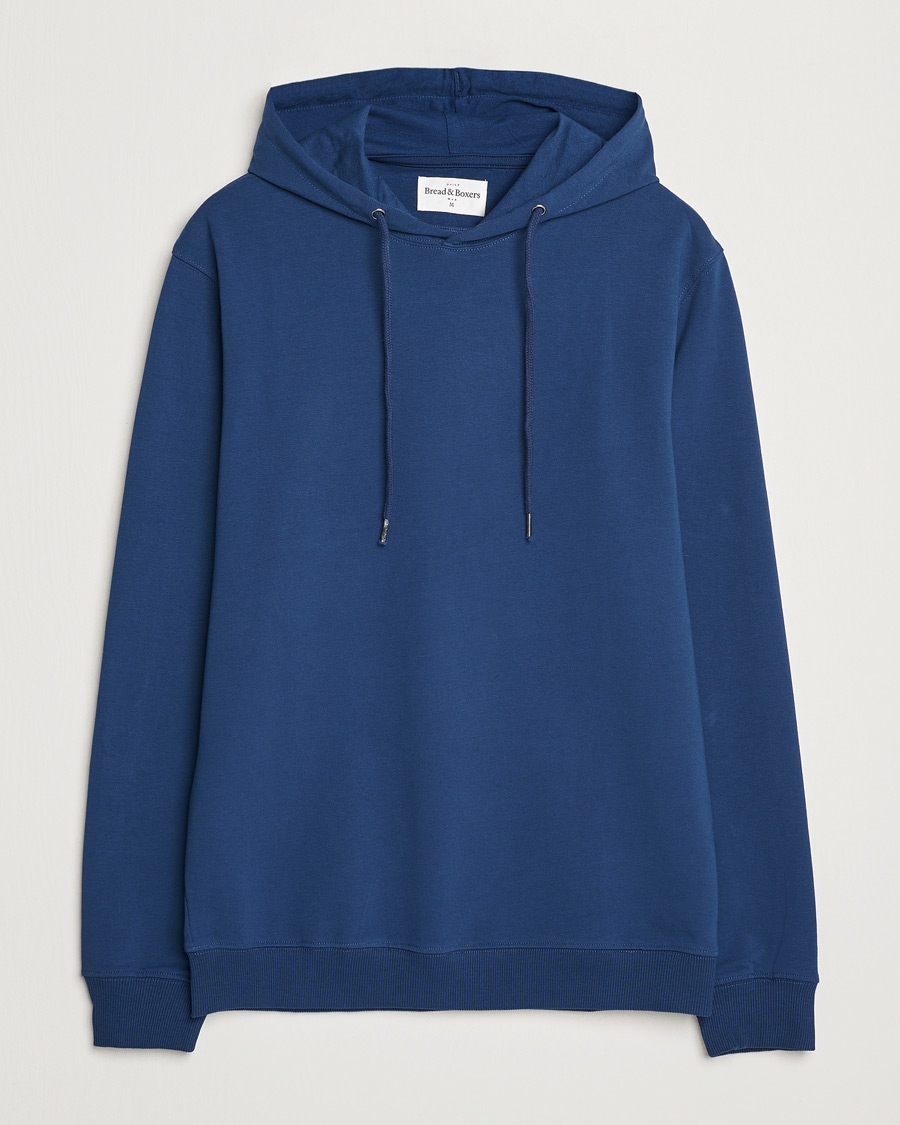 Heren | Truien | Bread & Boxers | Loungewear Hoodie Ink Blue