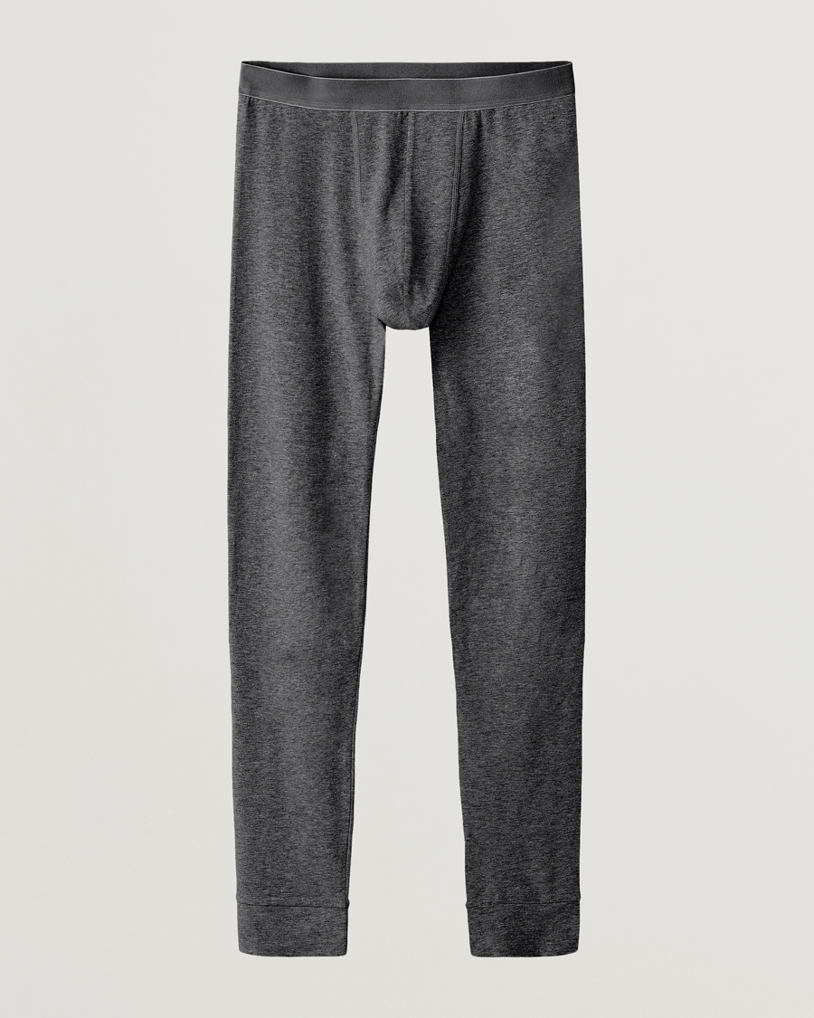 Heren | Ondergoed | Bread & Boxers | Long Johns Dark Grey Melange
