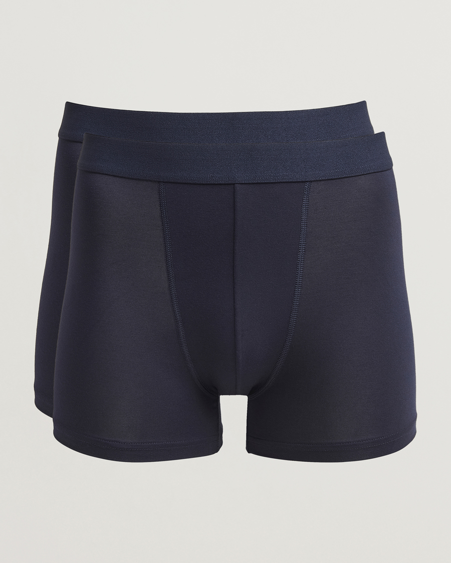Heren | Ondergoed | Bread & Boxers | 2-Pack Boxer Breif Modal Dark Navy