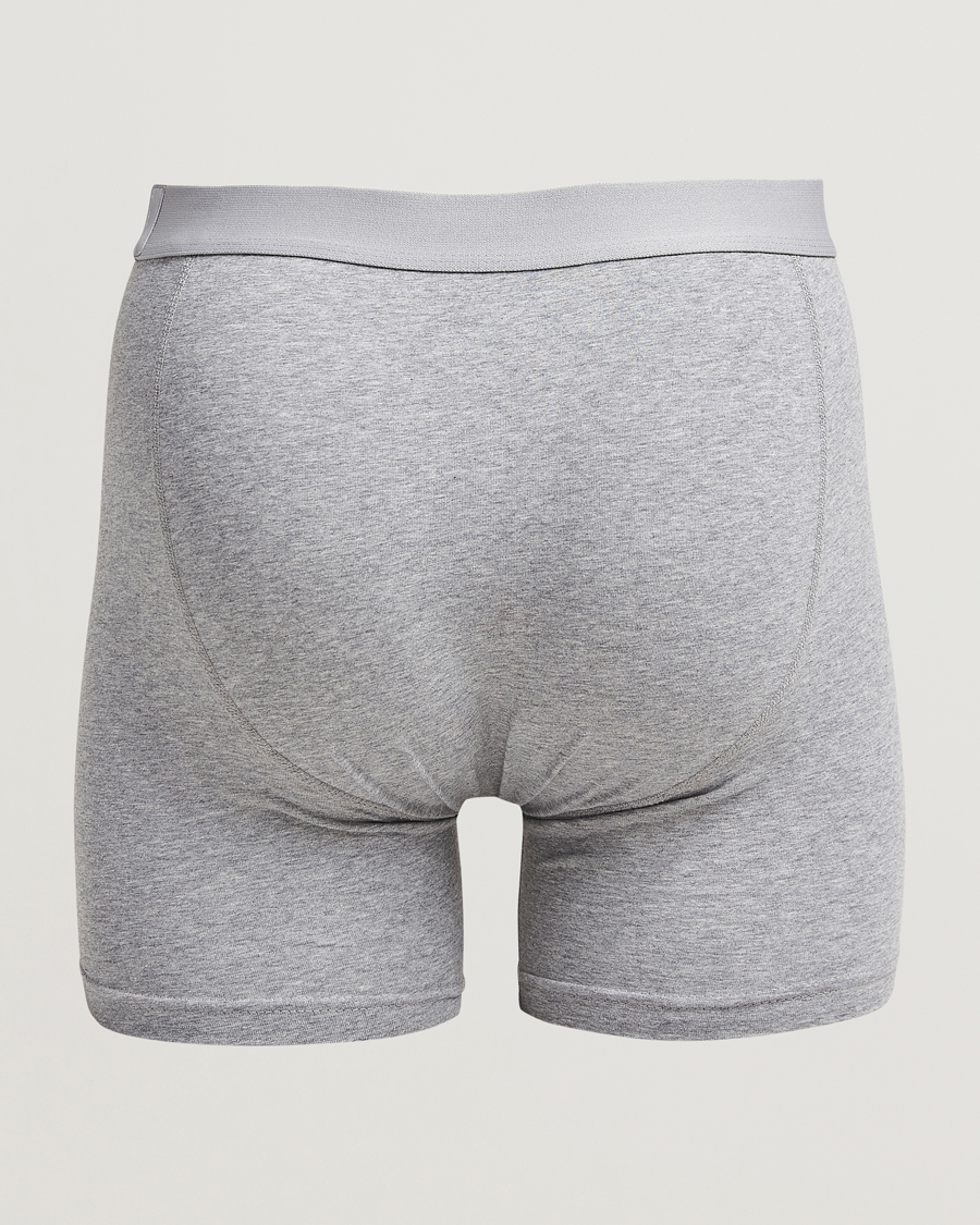 Heren | Ondergoed | Bread & Boxers | 3-Pack Long Boxer Brief Grey Melange