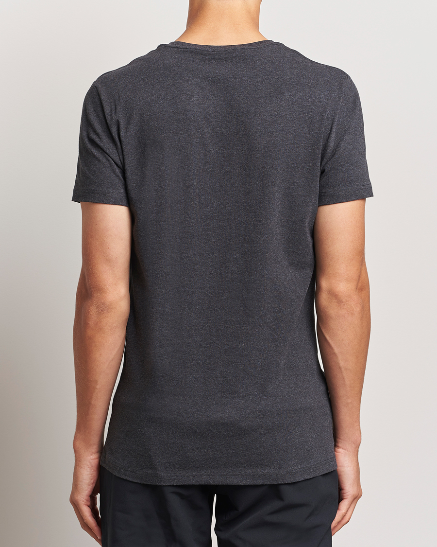 Homme | T-shirts | Bread & Boxers | 2-Pack Crew Neck T-Shirt Dark Grey Melange