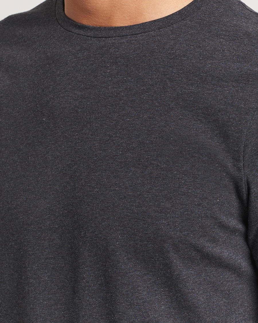Homme | T-shirts | Bread & Boxers | 2-Pack Crew Neck T-Shirt Dark Grey Melange