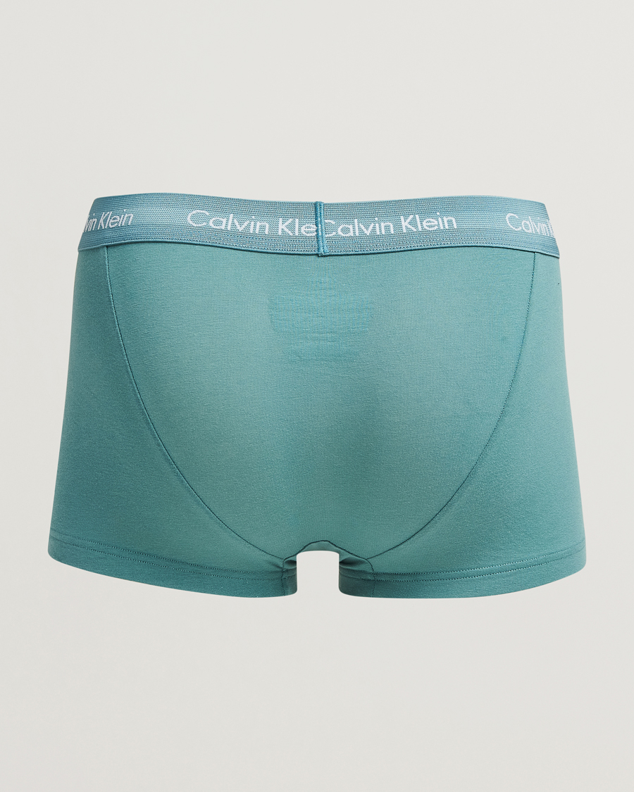 Heren | Ondergoed | Calvin Klein | Cotton Stretch 3-Pack Low Rise Trunk Black/Grey/Green