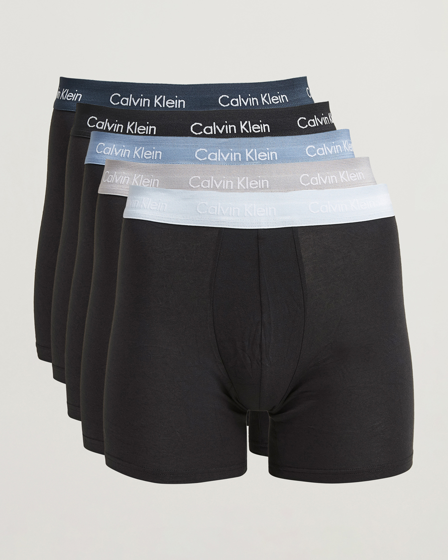 Heren | Ondergoed | Calvin Klein | Cotton Stretch 5-Pack Boxer Brief Black