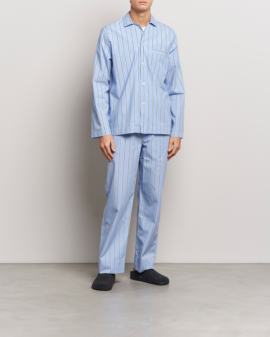 Heren | Pyjama's en gewaden | Tekla | Poplin Pyjama Pants Basset Stripes