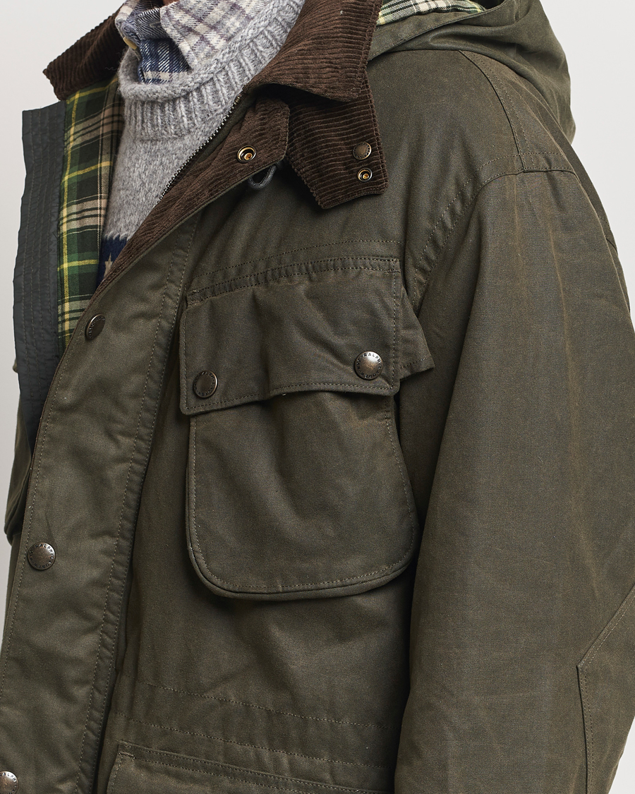 Heren | Jassen | Polo Ralph Lauren | Stewart Belted Coat Oil Cloth Green