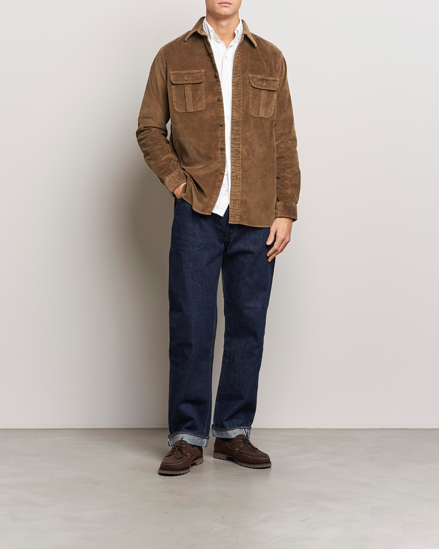 Heren | Overhemden | Polo Ralph Lauren | Corduroy Patch Shirt York Brown