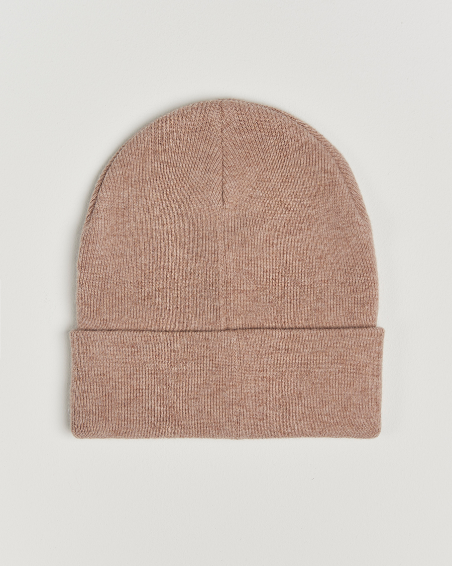 Heren | KnowledgeCotton Apparel Double Layer Wool Beanie Light Beige | KnowledgeCotton Apparel | Double Layer Wool Beanie Light Beige