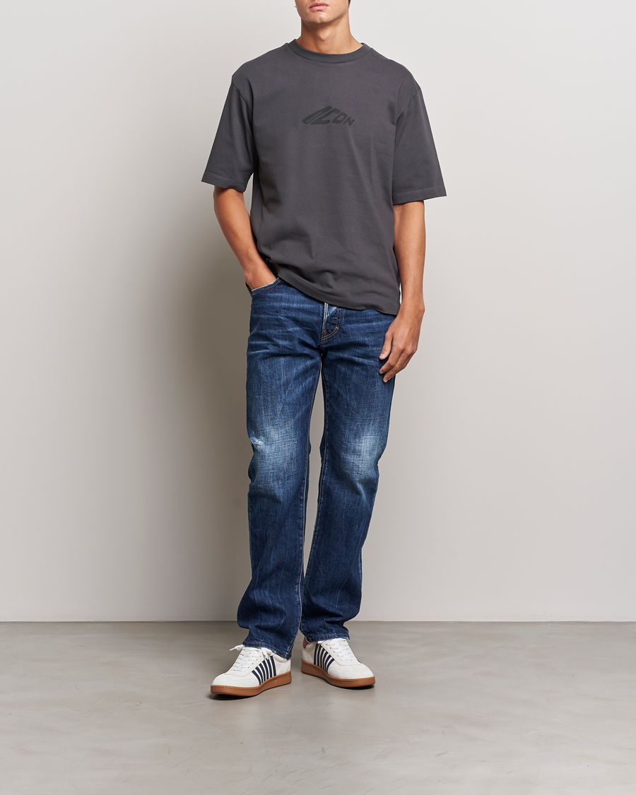 Heren | T-shirts | Dsquared2 | Icon Evolution T-Shirt Charcoal
