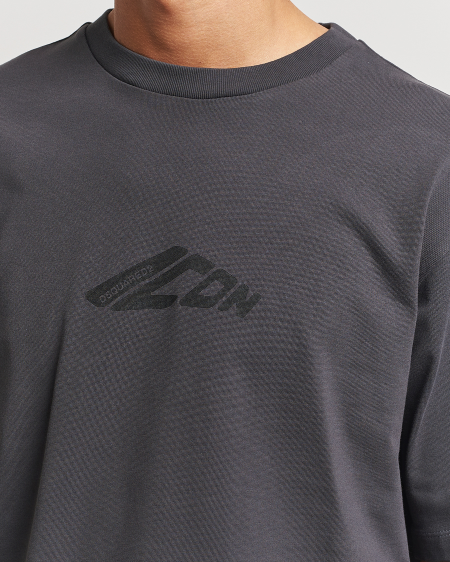 Heren | T-shirts | Dsquared2 | Icon Evolution T-Shirt Charcoal