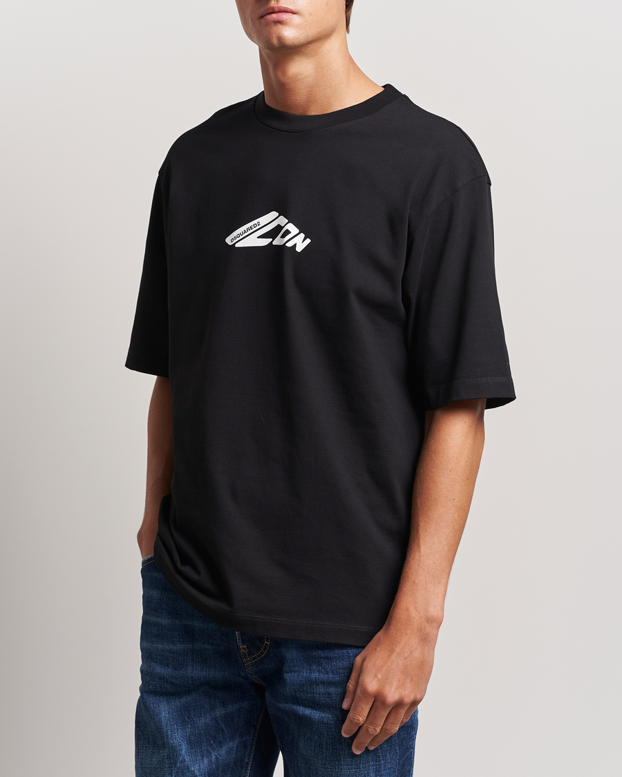 Heren | T-shirts | Dsquared2 | Icon Evolution T-Shirt Black