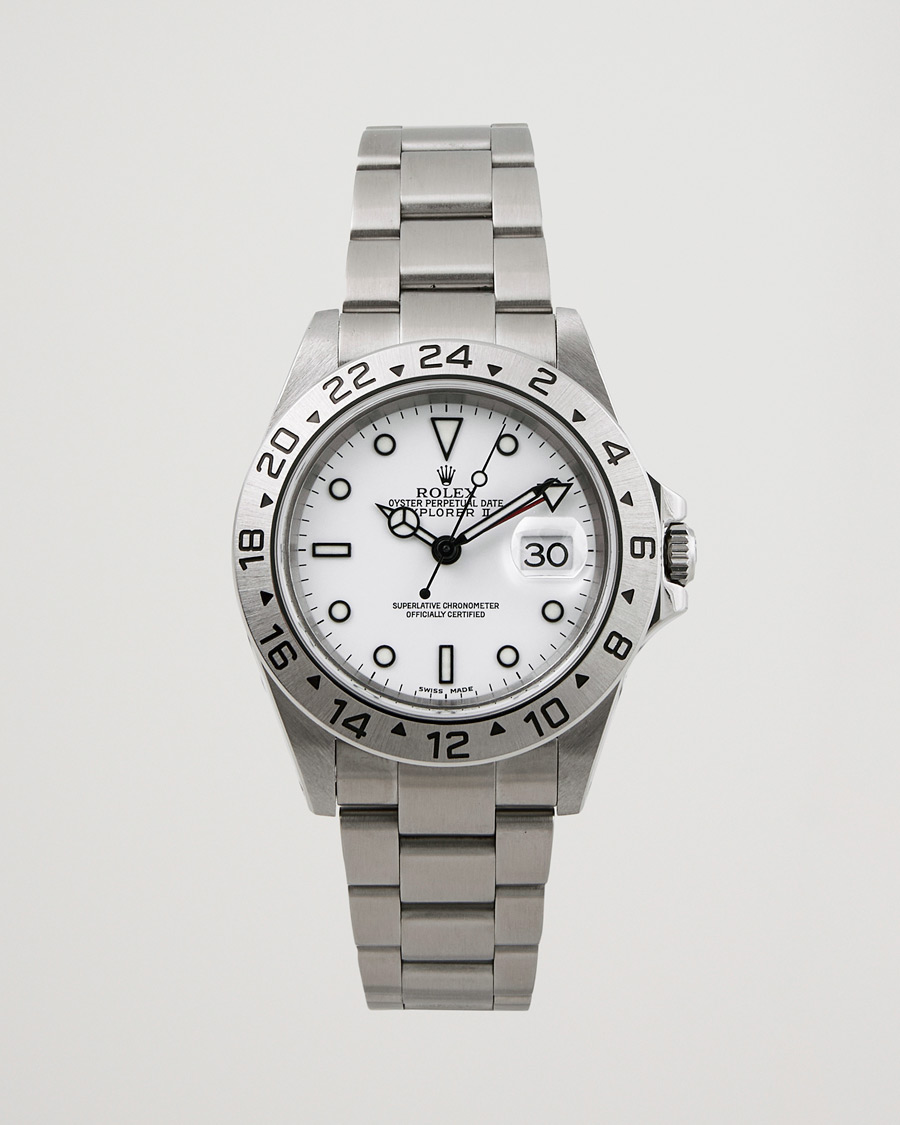 Heren | Rolex Pre-Owned Explorer 16570 Silver | Rolex Pre-Owned | Explorer 16570 Silver