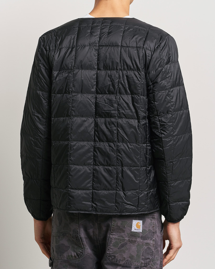 Heren | Jassen | TAION | Crew Neck Button Down Jacket Black