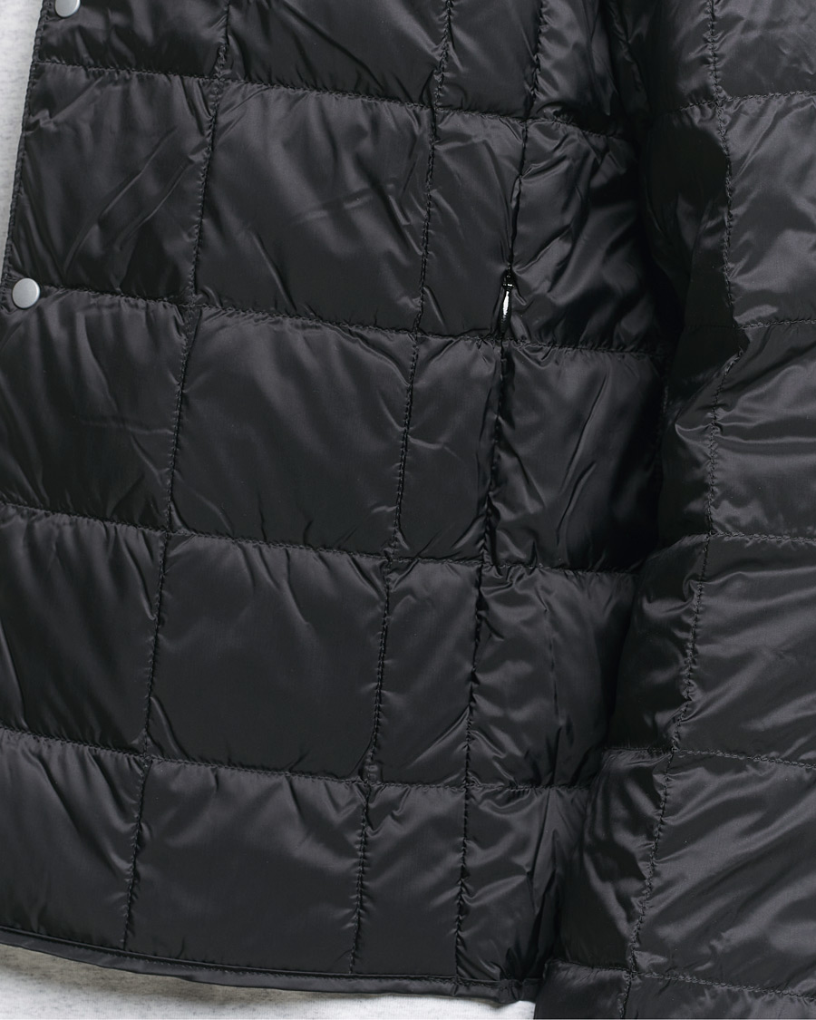 Heren | Jassen | TAION | Crew Neck Button Down Jacket Black