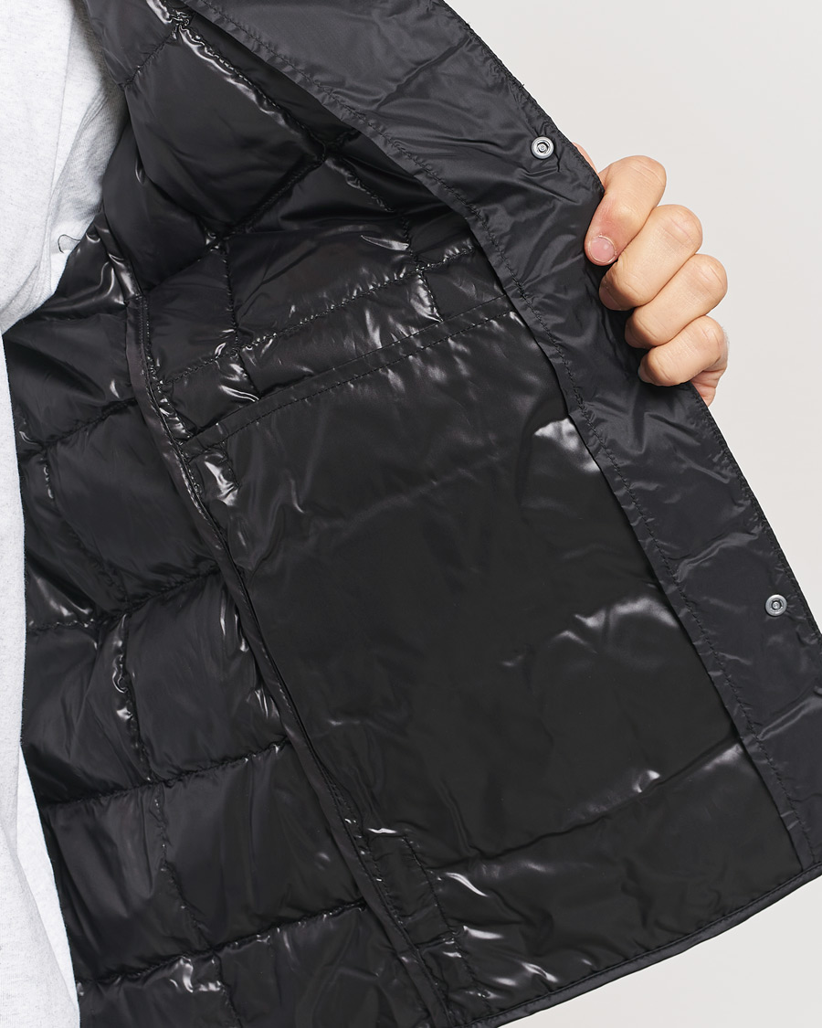 Heren | Jassen | TAION | Crew Neck Button Down Jacket Black