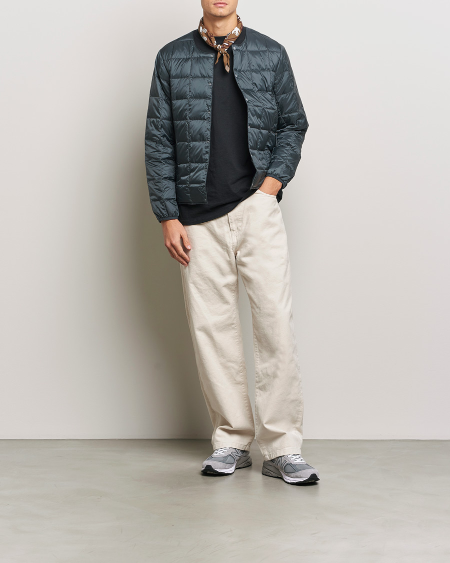 Homme | Manteaux Et Vestes | TAION | Crew Neck Button Down Jacket Charcoal