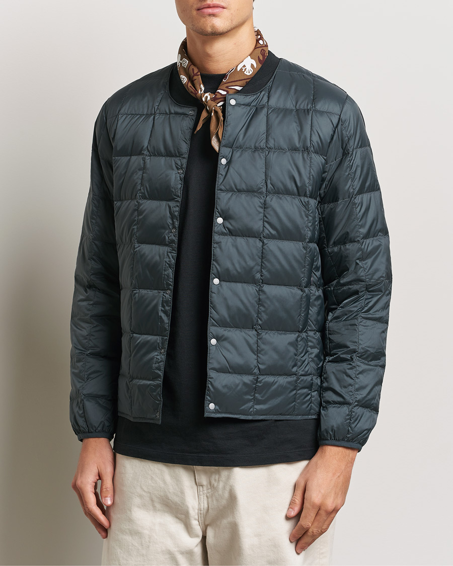 Homme | Manteaux Et Vestes | TAION | Crew Neck Button Down Jacket Charcoal