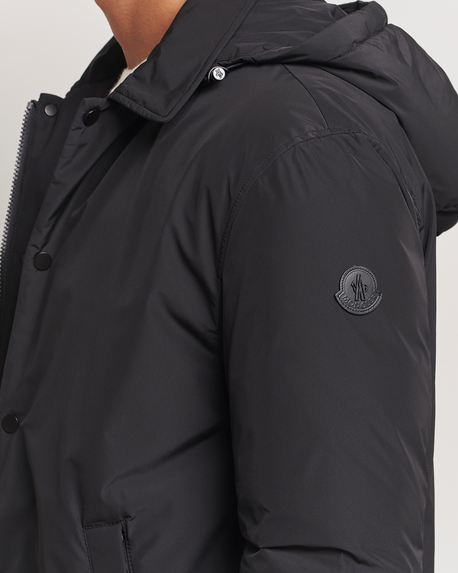 Heren | Jassen | Moncler | Sella Nylon Coat Black