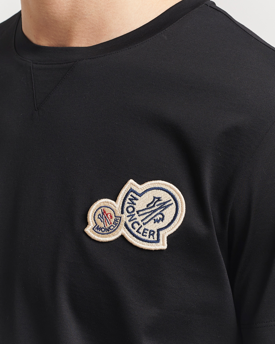 Homme | T-shirts | Moncler | Double Logo T-Shirt Black