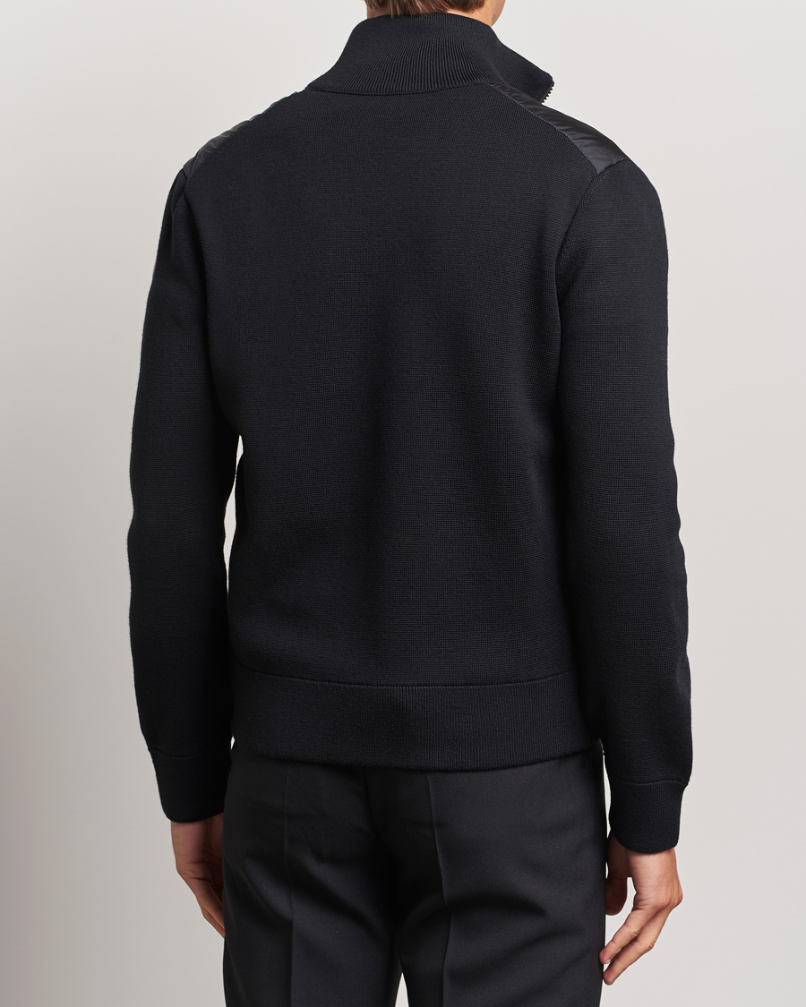 Homme | Manteaux Et Vestes | Moncler | Hybrid Zip Sweater Black