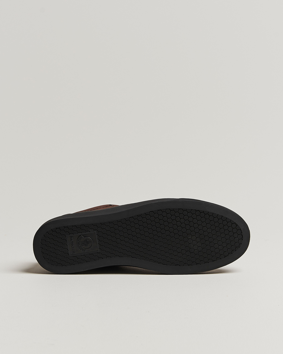 Homme | Moncler Monclub Sneakers Brown Suede | Moncler | Monclub Sneakers Brown Suede