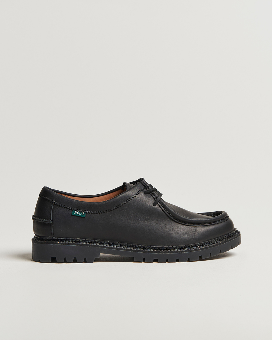 Homme | Polo Ralph Lauren Apron Classic Casual Derby Black Calf | Polo Ralph Lauren | Apron Classic Casual Derby Black Calf