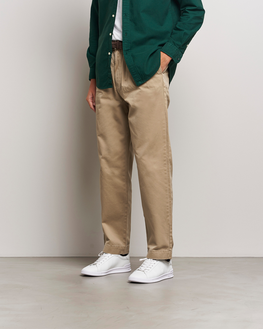 Homme | Polo Ralph Lauren Heritage Court II Sneaker White | Polo Ralph Lauren | Heritage Court II Sneaker White