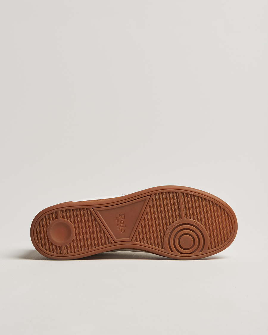 Homme | Polo Ralph Lauren Heritage Count II Low Sneaker Deckwash White/Navy | Polo Ralph Lauren | Heritage Count II Low Sneaker Deckwash White/Navy