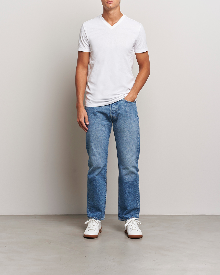 Homme | T-shirts | Polo Ralph Lauren | 3-Pack V Neck T-Shirt White