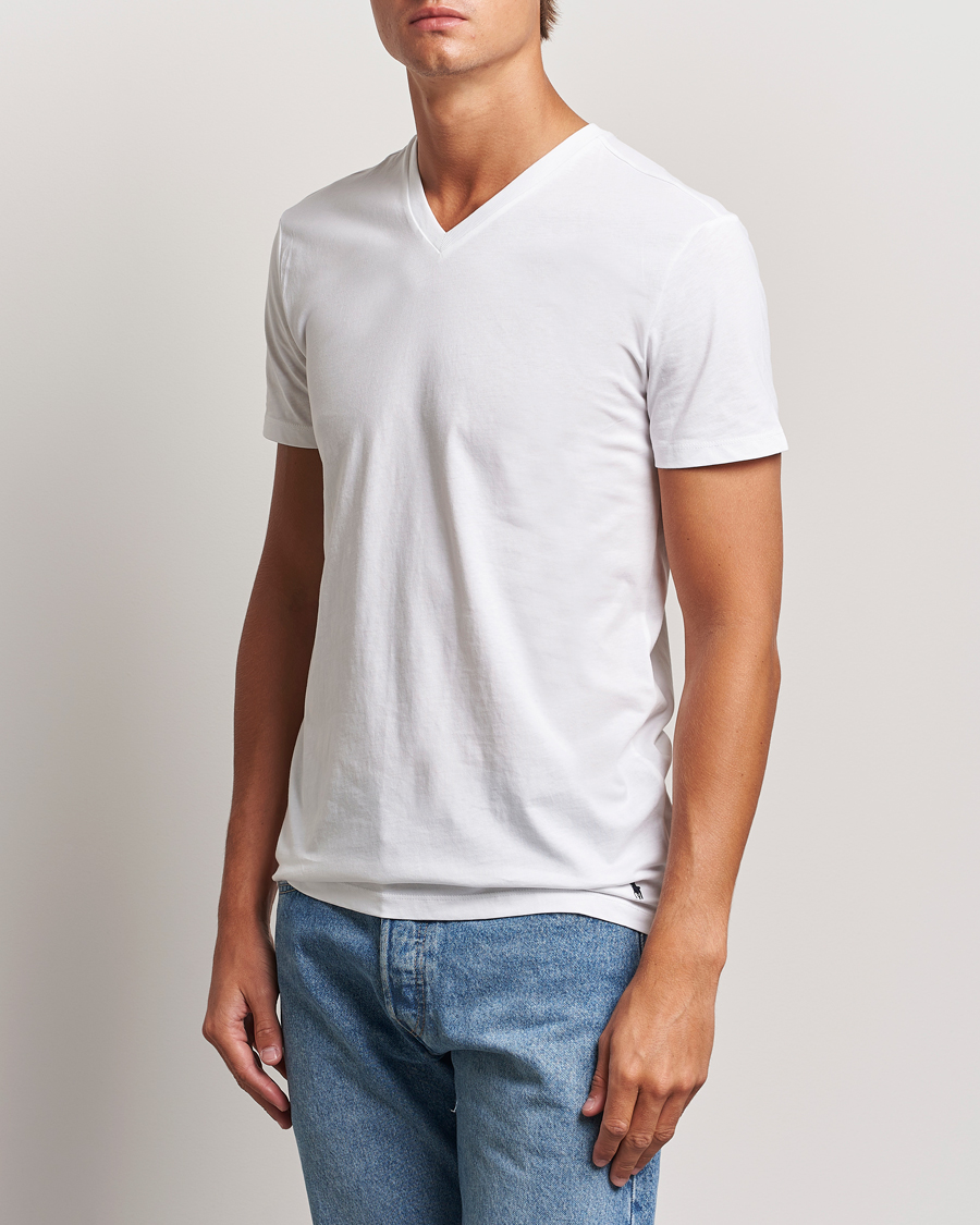 Homme | T-shirts | Polo Ralph Lauren | 3-Pack V Neck T-Shirt White