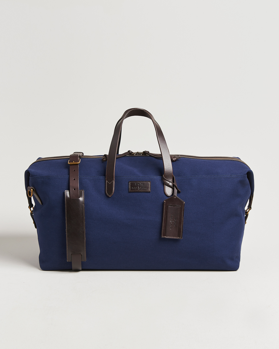 Heren | Polo Ralph Lauren Medium Canvas Duffle Bag Newport Navy | Polo Ralph Lauren | Medium Canvas Duffle Bag Newport Navy