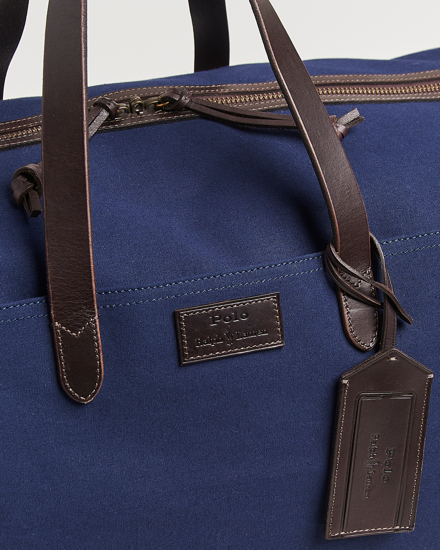 Heren | Polo Ralph Lauren Medium Canvas Duffle Bag Newport Navy | Polo Ralph Lauren | Medium Canvas Duffle Bag Newport Navy
