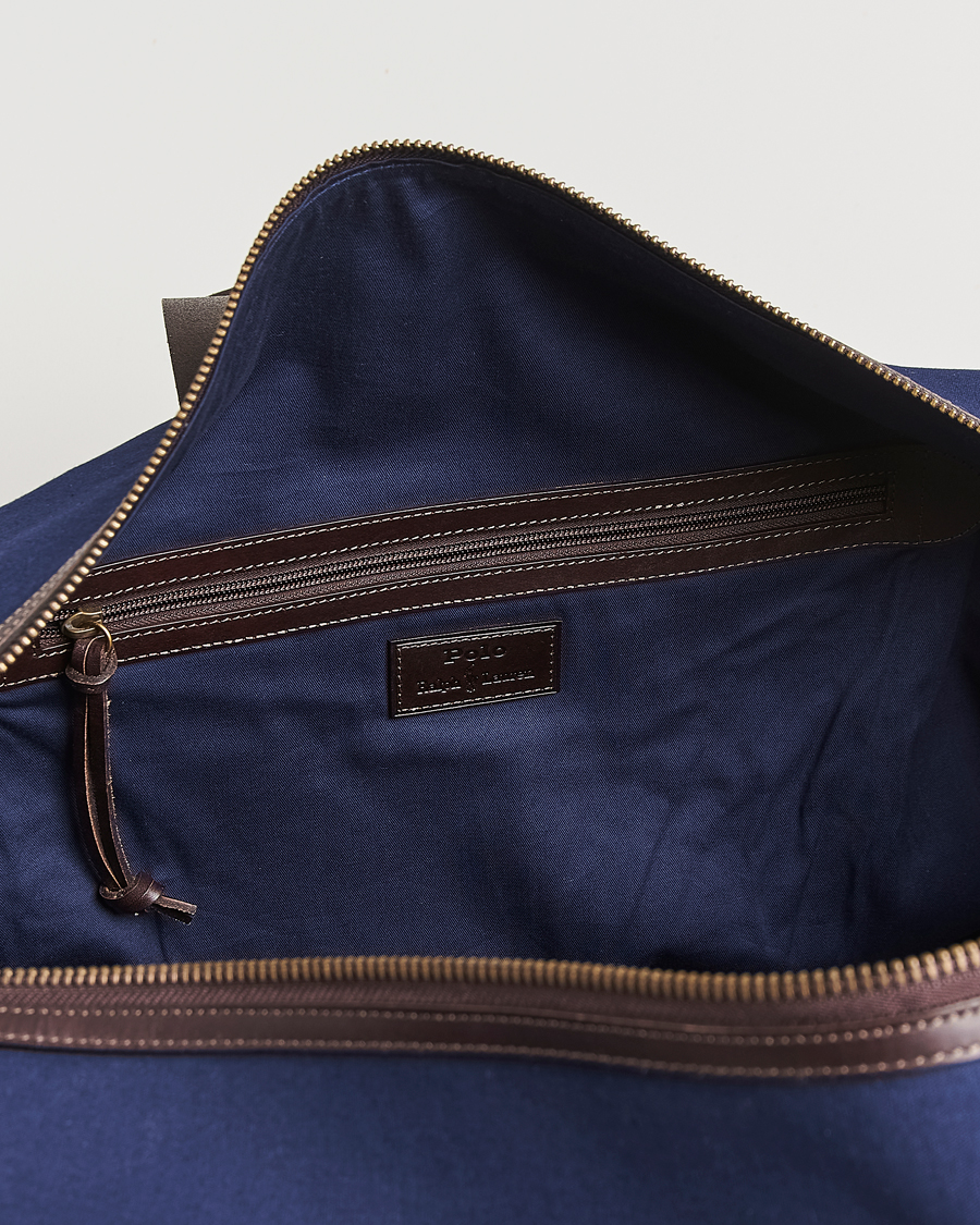 Heren | Polo Ralph Lauren Medium Canvas Duffle Bag Newport Navy | Polo Ralph Lauren | Medium Canvas Duffle Bag Newport Navy