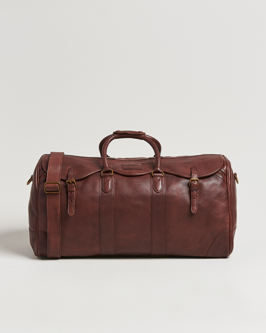 Homme | Sacs | Polo Ralph Lauren | Washed Leather Heritage Duffle Bag British Tan
