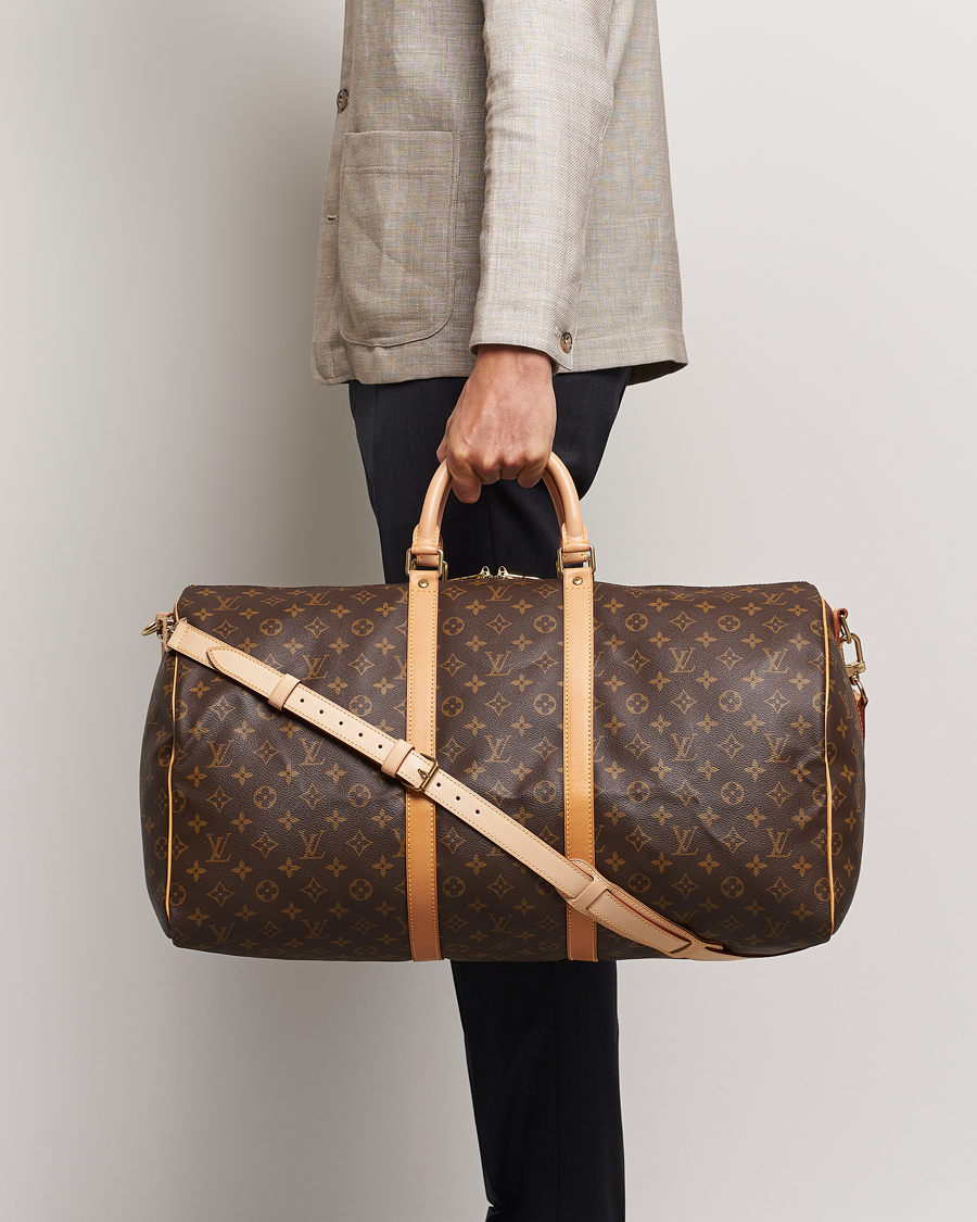 Heren | Louis Vuitton Pre-Owned Keepall Bandoulière 55 Monogram | Louis Vuitton Pre-Owned | Keepall Bandoulière 55 Monogram
