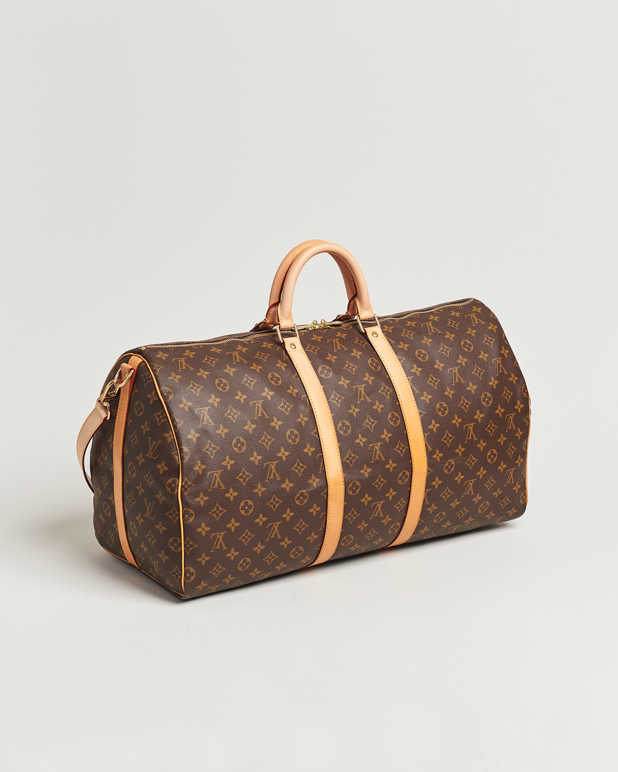 Heren | Louis Vuitton Pre-Owned Keepall Bandoulière 55 Monogram | Louis Vuitton Pre-Owned | Keepall Bandoulière 55 Monogram