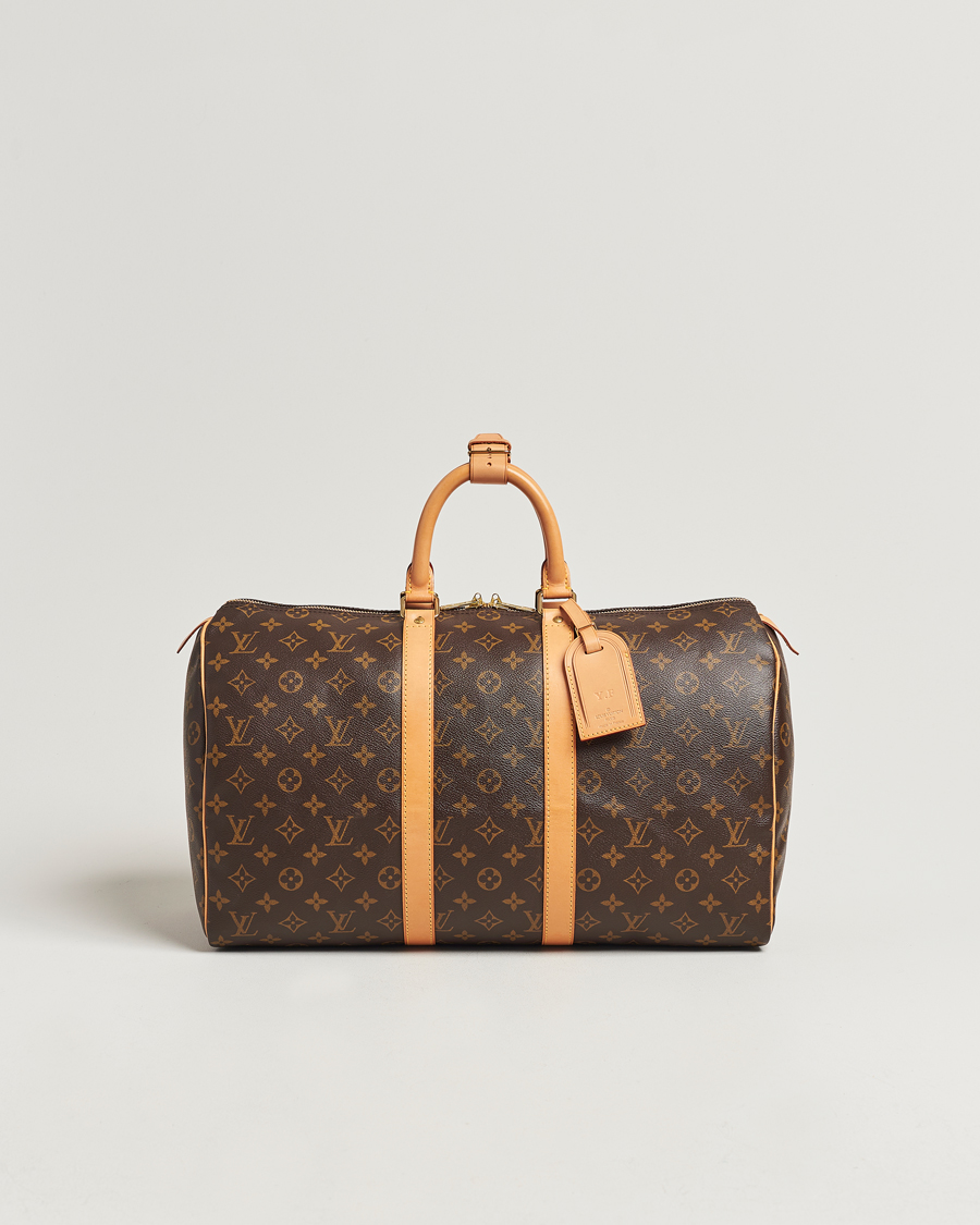 Heren | Louis Vuitton Pre-Owned Keepall 45 Bag Monogram | Louis Vuitton Pre-Owned | Keepall 45 Bag Monogram