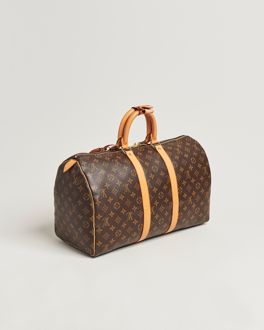 Heren | Louis Vuitton Pre-Owned Keepall 45 Bag Monogram | Louis Vuitton Pre-Owned | Keepall 45 Bag Monogram