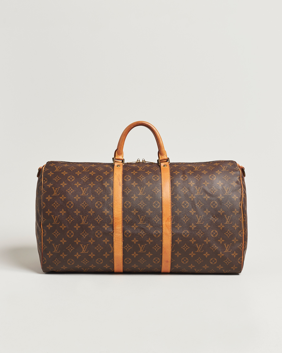 Heren | Louis Vuitton Pre-Owned Keepall Bandoulière 55 Monogram | Louis Vuitton Pre-Owned | Keepall Bandoulière 55 Monogram