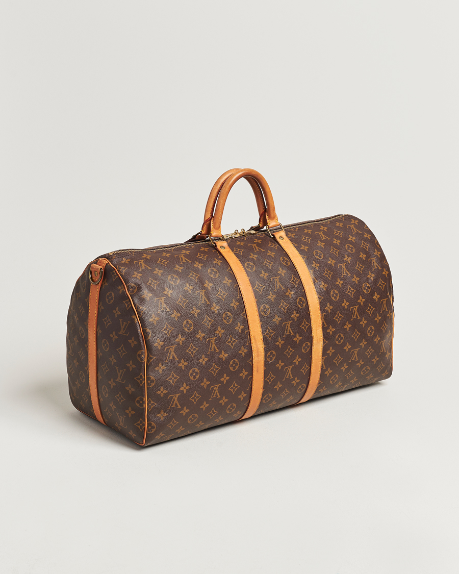 Heren | Louis Vuitton Pre-Owned Keepall Bandoulière 55 Monogram | Louis Vuitton Pre-Owned | Keepall Bandoulière 55 Monogram