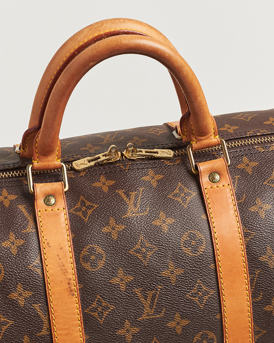 Heren | Louis Vuitton Pre-Owned Keepall Bandoulière 55 Monogram | Louis Vuitton Pre-Owned | Keepall Bandoulière 55 Monogram
